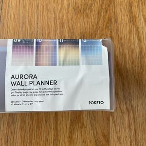 Poketo large wall calendar